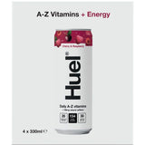 Huel Daily A-Z Cherry & Raspberry Sparkling Multivitamin Energy Drink 4 x 330ml