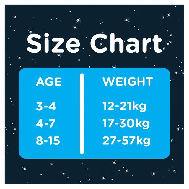 Huggies DryNites Boys Pyjama Pants 4-7 Yrs (17-30kg) 10 per pack