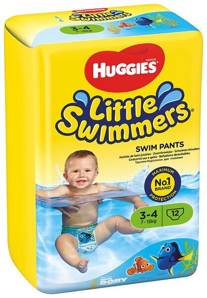 Huggies Little Swimmers Size 3-4 x12