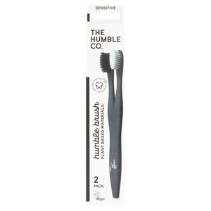 Humble Plant based Toothbrushes - Mixed Colours 2 per pack