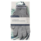 Hydrea London Bamboo Carbonised Exfoliating Shower Gloves