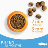 IAMS 1-12 Months Kitten Dry Cat Food Ocean Fish 3kg