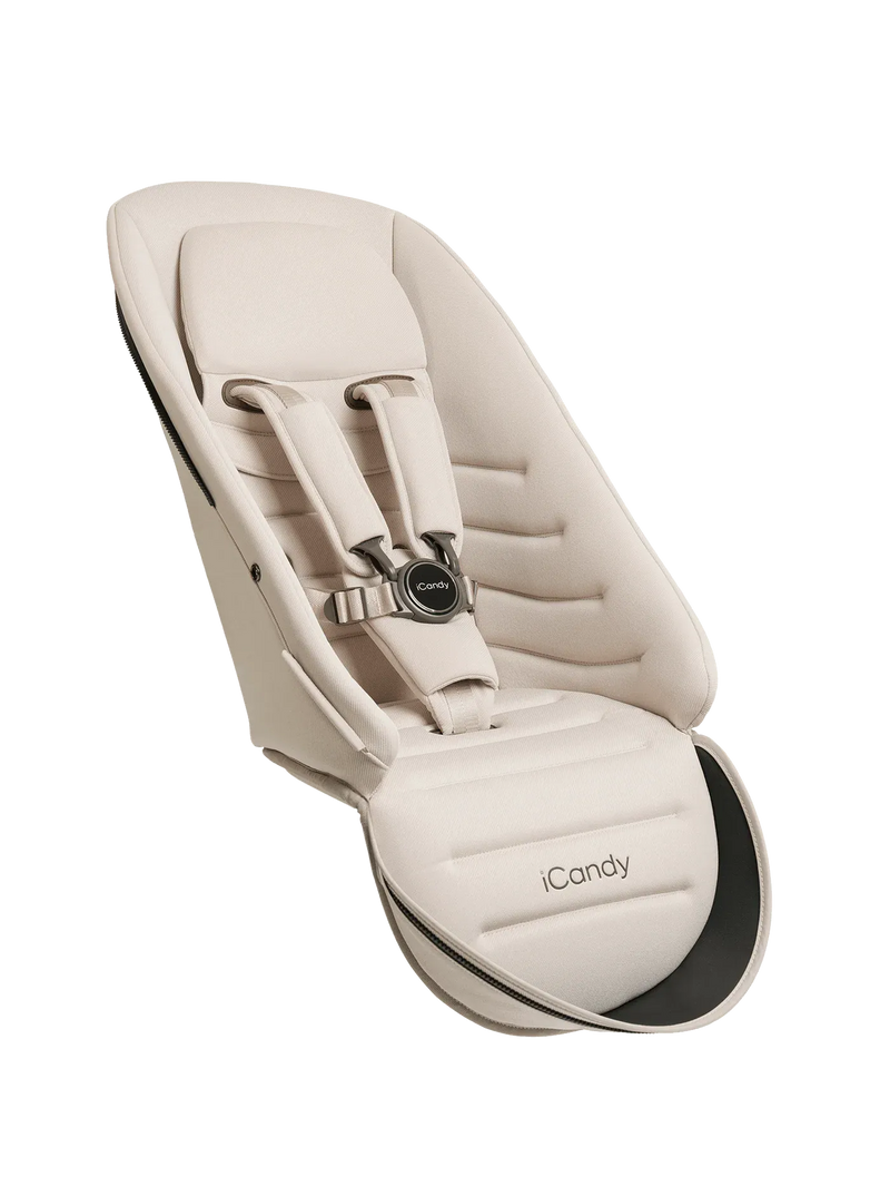 iCandy Peach 8 second seat fabric Biscotti, UK version