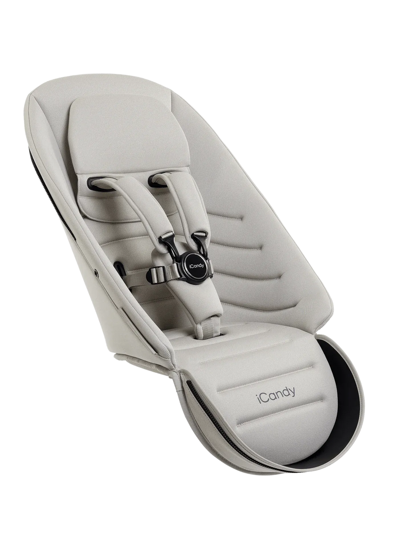 iCandy Peach 8 second seat fabric Taupe, UK version