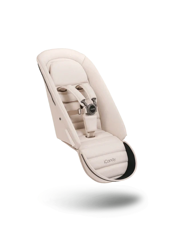 iCandy Peach 7 second seat fabric Biscotti (British brand)