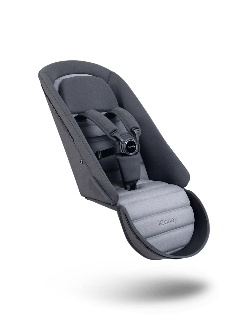iCandy Peach 7 second seat fabric Truffle (British brand)