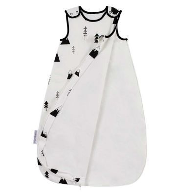 Ickle Bubba 2.5 Tog Sleeping Bag Mono Mountains 0-6 Months