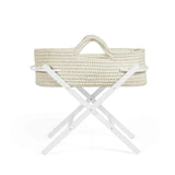 Ickle Bubba Nova Moses Basket Stand, Cloud White, imported from the UK