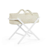 Ickle Bubba Nova Moses Basket Stand, Cloud White, imported from the UK