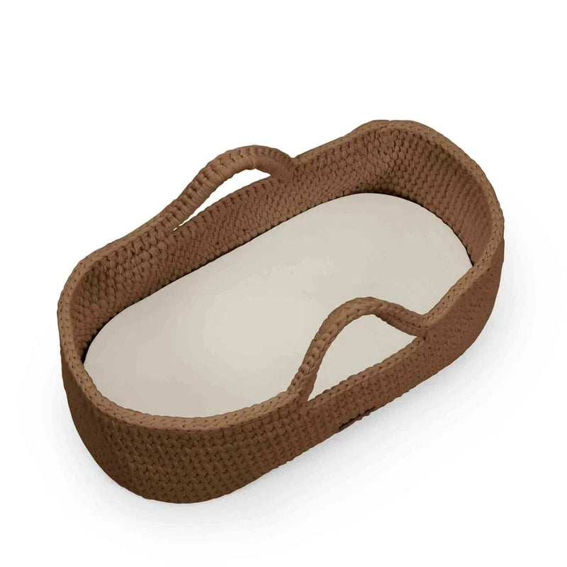 Ickle Bubba Nova moses basket and stand Mocha/Pine, imported from the UK