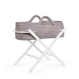 Ickle Bubba Nova moses basket and stand in Tawny/White, UK version