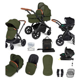 Ickle Bubba Stomp Luxe all-in-one Travel System Black/Woodland/Tan/ Pack Size 1