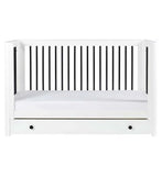 Ickle Bubba Tenby Classic Cot Bed with Under Drawer - Mono