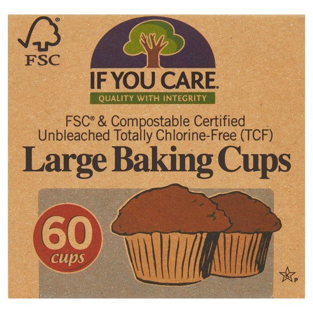 If You Care Large Vegan Cupcake Cases 60 per pack
