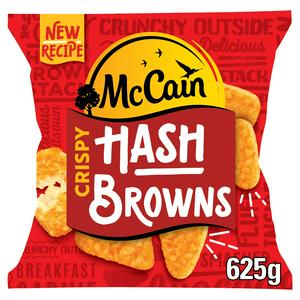 McCain Frozen Hash Browns 625g