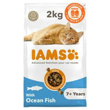 Sainsburys IAMS For Vitality Senior Cat Food Ocean Fish Dry Food 2kg- Buy online at McGrocer