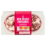 Sainsburys Sainsbury's Red Velvet Cupcakes Pack 105g- Buy online at McGrocer