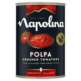 Sainsburys Napolina Polpa Crushed Tomatoes Tinned Tomatoes 400g- Buy online at McGrocer