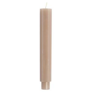 Habitat natural dinner candle hexagon unscented 20cm, imported from the UK