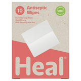 Heal Antiseptic Wipes Cleansing Aloe Vera x10