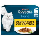 Gourmet Perle-kolleksjon i saus våtfôr til katter, multipakning, 40 x 85 g