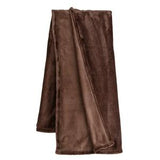 Sainsburys Sainsbury's Home Fleece Throw Coffee 125x150cm- Buy online at McGrocer