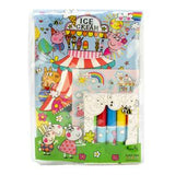 Sainsbury's - Set de papelería para colorear de Peppa Pig y Rachel Ellen