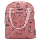 Smash Coral Cat Dog Lunch Bag 26cm