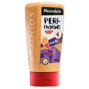 Sainsburys Nando's Perinaise Garlic Peri-Peri Mayonnaise Condiment 265g- Buy online at McGrocer