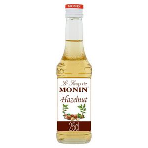 Monin hazelnut syrup 250ml - British product