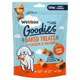 Sainsburys Webbox Goodies Baked Treats Chicken Salmon Dog Treats 125g- Buy online at McGrocer