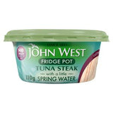 Sainsburys John West Tuna Steak Fridge Pot Spring Water No Drain 110g- Buy online at McGrocer