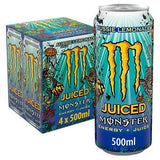 Monster Aussie Style Lemonade Energy Drink 4x500ml
