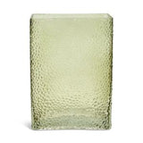 Sainsburys Habitat Hammered Rectangular Glass Vase H24.7cm- Buy online at McGrocer
