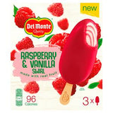 Del Monte Himbeer-Vanille-Eiscreme (3 x 90 ml)