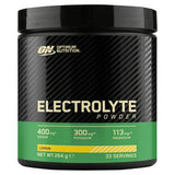 Optimum Nutrition Lemon Electrolyte Powder 264g, imported from the UK