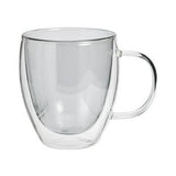 Sainsburys Habitat Double Walled Glass Coffee Cup Grey 270ml- Buy online at McGrocer