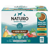Sainsburys Naturo Poultry Selection Dog Food Pouch Herb Gravy 12 x 100g- Buy online at McGrocer