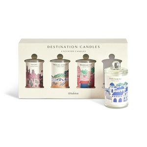 Habitat Destinations scented candle gift set 4-pack 100g, UK version