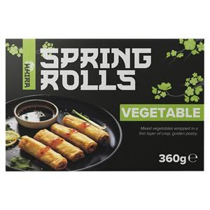 Akira Vegetable Spring Rolls 360g - British product