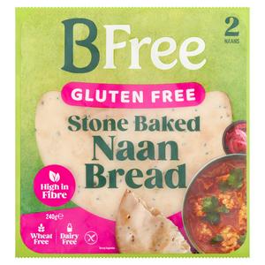BFree Stone Baked Original Naan Bread 240g