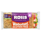 Warburtons Gluten Free Seeded Sliced Rolls 4 Pack (British brand)