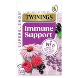 Sainsburys Twinings Superblends Immune Support Blackcurrant Raspberry Herbal Infusion 40g- Buy online at McGrocer