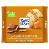 Sainsburys Ritter Sport Caramel Biscuit Chocolate Bar 100g- Buy online at McGrocer