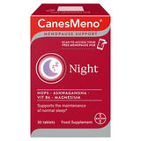 CanesMeno Menopause Support Night Kosttilskudd Tabletter 30