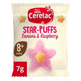 Cerelac Banana Raspberry Star Puffs Organic Baby Snack 7g