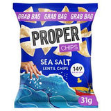 Sainsburys Proper Sea Salt Lentil Chips 31g- Buy online at McGrocer