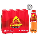 Sainsburys Lucozade Energy Original Glucose Drink Multipack 8 x 380ml- Buy online at McGrocer
