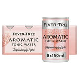 Sainsburys Fever-Tree Refreshingly Light Aromatic Tonic Water 8x150ml- Buy online at McGrocer