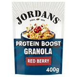 Sainsburys Jordans Protein Boost Granola Red Berry Cereal 400g- Buy online at McGrocer